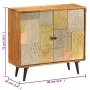 Sideboard aus massivem Akazienholz 80x30x75 cm von vidaXL, Sideboards - Ref: Foro24-247683, Preis: 317,20 €, Rabatt: %