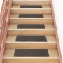 Felpudos autoadhesivos para escaleras, 15 unidades, 76 x 20 cm
