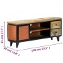 Fernsehschrank aus recyceltem Massivholz, 120 x 30 x 45 cm von vidaXL, TV-Möbel - Ref: Foro24-247921, Preis: 231,49 €, Rabatt: %