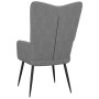 Silla de relajación de tela gris oscuro de vidaXL, Sillones - Ref: Foro24-327546, Precio: 132,65 €