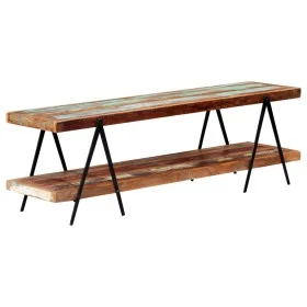 Mueble para TV de madera maciza reciclada 160x40x50 cm de vidaXL, Muebles TV - Ref: Foro24-247886, Precio: 126,48 €, Descuent...