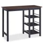 Black MDF 3-piece kitchen high table set by vidaXL, Furniture sets for kitchens and dining rooms - Ref: Foro24-245363, Price:...