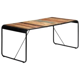 Recycled solid wood dining table 180x90x76 cm by vidaXL, Kitchen and dining tables - Ref: Foro24-247862, Price: 215,53 €, Dis...