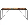 Recycled solid wood dining table 180x90x76 cm by vidaXL, Kitchen and dining tables - Ref: Foro24-247862, Price: 215,37 €, Dis...