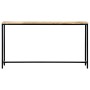 Solid raw mango wood console table 140x35x76 cm by vidaXL, Side tables - Ref: Foro24-247815, Price: 198,86 €, Discount: %