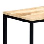 Solid raw mango wood console table 140x35x76 cm by vidaXL, Side tables - Ref: Foro24-247815, Price: 198,86 €, Discount: %