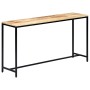 Solid raw mango wood console table 140x35x76 cm by vidaXL, Side tables - Ref: Foro24-247815, Price: 198,86 €, Discount: %