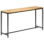 Solid raw mango wood console table 140x35x76 cm by vidaXL, Side tables - Ref: Foro24-247815, Price: 198,86 €, Discount: %