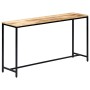 Solid raw mango wood console table 140x35x76 cm by vidaXL, Side tables - Ref: Foro24-247815, Price: 198,86 €, Discount: %