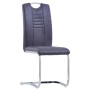 Freischwinger-Esszimmerstühle, 2 Stück, graues Kunstleder von vidaXL, Essstühle - Ref: Foro24-281785, Preis: 142,94 €, Rabatt: %