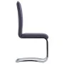 Cantilever dining chairs 2 pcs gray artificial suede leather by vidaXL, dining chairs - Ref: Foro24-281785, Price: 150,39 €, ...