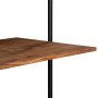 Solid acacia wood wall desk 90x40x170 cm by vidaXL, Shelves and shelves - Ref: Foro24-247694, Price: 141,79 €, Discount: %