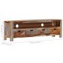 TV-Schrank aus massivem Palisanderholz, 130 x 30 x 40 cm von vidaXL, TV-Möbel - Ref: Foro24-247750, Preis: 210,21 €, Rabatt: %
