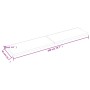 Wandregal aus dunkelbraun behandeltem Eichenholz, 200 x 40 x (2-4) cm von vidaXL, Regale und Regale - Ref: Foro24-363846, Pre...