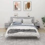Nachttische 2 Einheiten Sonoma grau 40x35x50 cm von vidaXL, Schließfächer und Lagerschränke - Ref: Foro24-821839, Preis: 74,6...