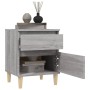Nachttische 2 Einheiten Sonoma grau 40x35x50 cm von vidaXL, Schließfächer und Lagerschränke - Ref: Foro24-821839, Preis: 74,6...