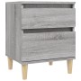 Nachttische 2 Einheiten Sonoma grau 40x35x50 cm von vidaXL, Schließfächer und Lagerschränke - Ref: Foro24-821839, Preis: 74,6...