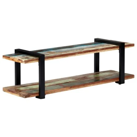 Solid wood TV stand made from recycled wood, 130x40x40 cm by vidaXL, TV Furniture - Ref: Foro24-247884, Price: 127,69 €, Disc...
