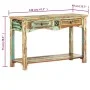 Console table solid recycled wood 120x40x75 cm by vidaXL, Side tables - Ref: Foro24-247925, Price: 239,80 €, Discount: %