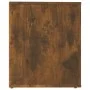 Mesita de noche color roble ahumado 50x39x47 cm de vidaXL, Taquillas y armarios de almacenamiento - Ref: Foro24-816698, Preci...