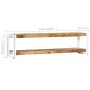 TV-Möbel aus massivem Mangoholz 150x30x40 cm von vidaXL, TV-Möbel - Ref: Foro24-247825, Preis: 138,09 €, Rabatt: %