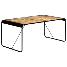 Dining table solid raw mango wood 180x90x76 cm by vidaXL, Kitchen and dining tables - Ref: Foro24-247866, Price: 213,87 €, Di...