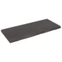 Wandregal aus dunkelbraun behandeltem Eichenholz, 140 x 60 x (2-6) cm von vidaXL, Regale und Regale - Ref: Foro24-363827, Pre...