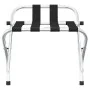 Suitcase support with silver backrest 56x39x52 cm by vidaXL, Luggage racks and suitcase holders - Ref: Foro24-153074, Price: ...