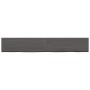 Wandregal aus dunkelbraun behandeltem Eichenholz, 180 x 40 x (2-4) cm von vidaXL, Regale und Regale - Ref: Foro24-363838, Pre...