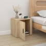 Nachttisch aus Sonoma-Eiche 50x39x47 cm von vidaXL, Schließfächer und Lagerschränke - Ref: Foro24-816694, Preis: 39,00 €, Rab...