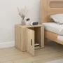 Oak Sonoma bedside table 50x39x47 cm by vidaXL, Lockers and storage cabinets - Ref: Foro24-816694, Price: 39,00 €, Discount: %