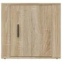 Mesita de noche color roble Sonoma 50x39x47 cm de vidaXL, Taquillas y armarios de almacenamiento - Ref: Foro24-816694, Precio...