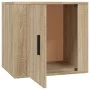Mesita de noche color roble Sonoma 50x39x47 cm de vidaXL, Taquillas y armarios de almacenamiento - Ref: Foro24-816694, Precio...