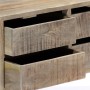 Sideboard aus massivem Mangoholz, 140 x 30 x 60 cm von vidaXL, Sideboards - Ref: Foro24-247914, Preis: 184,79 €, Rabatt: %