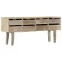 Solid mango wood sideboard 140x30x60 cm by vidaXL, Sideboards - Ref: Foro24-247914, Price: 193,25 €, Discount: %