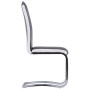 Freischwinger Esszimmerstühle 2 Einheiten Kunstleder grau von vidaXL, Essstühle - Ref: Foro24-281773, Preis: 145,04 €, Rabatt: %