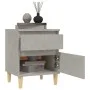 Concrete gray bedside table 40x35x50 cm by vidaXL, Lockers and storage cabinets - Ref: Foro24-821834, Price: 49,05 €, Discoun...