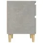 Concrete gray bedside table 40x35x50 cm by vidaXL, Lockers and storage cabinets - Ref: Foro24-821834, Price: 49,05 €, Discoun...