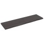 Regal aus behandeltem dunkelbraunem Eichenholz für die Wand, 140x40x(2-4) cm. von vidaXL, Regale und Regale - Ref: Foro24-363...