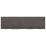 Regal aus behandeltem dunkelbraunem Eichenholz für die Wand, 140x40x(2-4) cm. von vidaXL, Regale und Regale - Ref: Foro24-363...