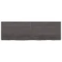 Estante pared madera roble tratada marrón oscuro 160x50x(2-6)cm de vidaXL, Estantes y estanterías - Ref: Foro24-363833, Preci...