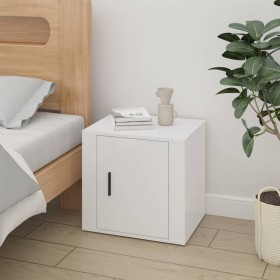 Hellweißer Nachttisch 50x39x47 cm von vidaXL, Schließfächer und Lagerschränke - Ref: Foro24-816692, Preis: 40,62 €, Rabatt: %