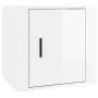 Bright white nightstand 50x39x47 cm by vidaXL, Lockers and storage cabinets - Ref: Foro24-816692, Price: 40,10 €, Discount: %