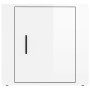 Mesita de noche color blanco brillante 50x39x47 cm de vidaXL, Taquillas y armarios de almacenamiento - Ref: Foro24-816692, Pr...