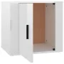 Bright white nightstand 50x39x47 cm by vidaXL, Lockers and storage cabinets - Ref: Foro24-816692, Price: 40,10 €, Discount: %