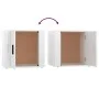 Bright white nightstand 50x39x47 cm by vidaXL, Lockers and storage cabinets - Ref: Foro24-816692, Price: 40,10 €, Discount: %