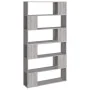 Sonoma gray shelving/space divider 100x24x188 cm by vidaXL, Bookcases and shelves - Ref: Foro24-3187604, Price: 99,95 €, Disc...