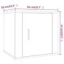 Nightstands 2 units Sonoma gray color 50x39x47 cm by vidaXL, Lockers and storage cabinets - Ref: Foro24-816701, Price: 66,80 ...