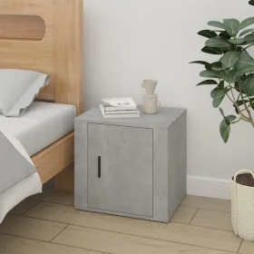 Bedside table in concrete gray color, 50x39x47 cm by vidaXL, Lockers and storage cabinets - Ref: Foro24-816696, Price: 38,05 ...