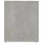 Mesita de noche color gris hormigón 50x39x47 cm de vidaXL, Taquillas y armarios de almacenamiento - Ref: Foro24-816696, Preci...